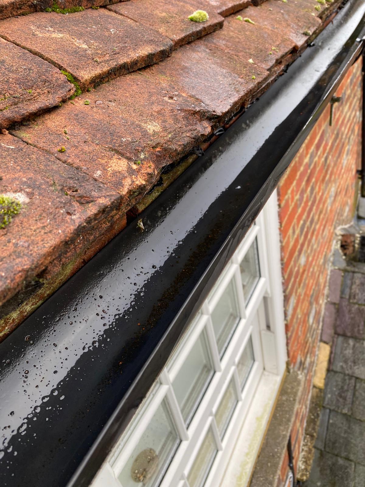 gutter cleared  - Byfleet Gutter Clearance is the solution!